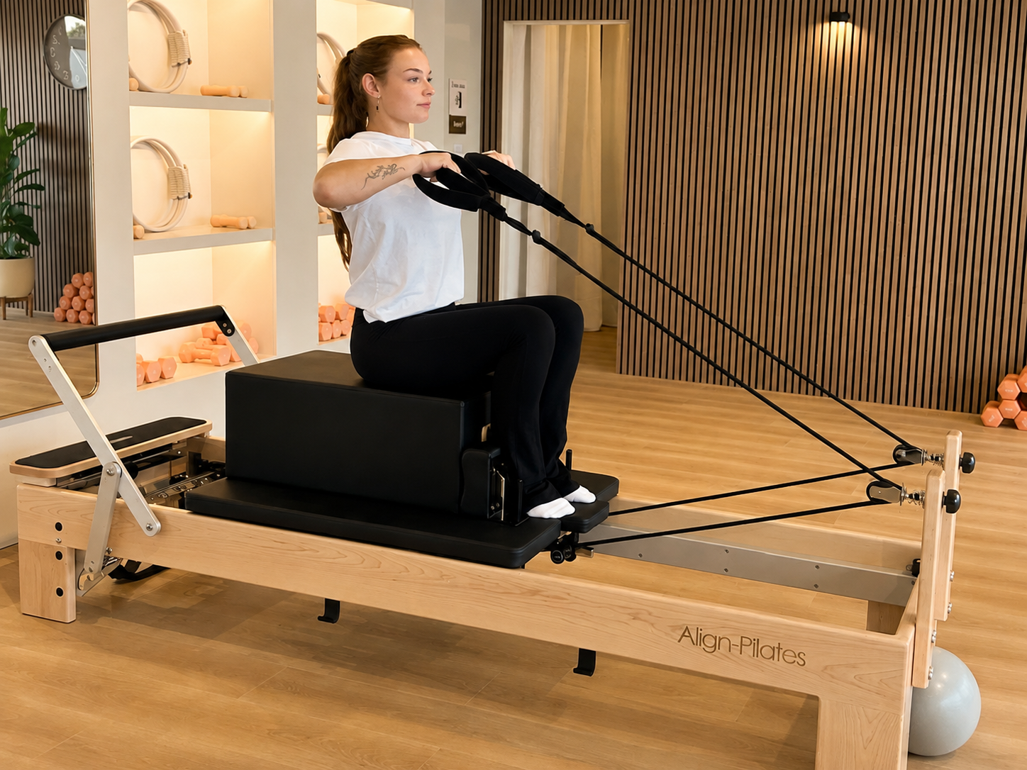 Guided reformer Pilates coaching at Evolve in Melton Mowbray